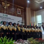 Tim Paduan Suara SD Muga Membuka Pengukuhan PDM dan PDA Kabupaten Pasuruan