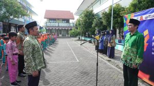 Apel Pagi Peringatan Milad Muhammadiyah ke-113 SD Muhammadiyah 3 Pandaan