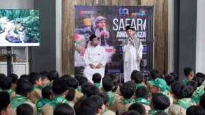 SAFARI DAKWAH ANAK GAZA MENGGUGAH SEMANGAT SISWA SD MUGA PANDAAN
