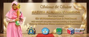Hebat! Raeesa Almaira Syamsida, Siswi SD Muhammadiyah 3 Pandaan Lolos ke Olimpiade Sains Nasional Tingkat Provinsi (Osn-P) 2026.